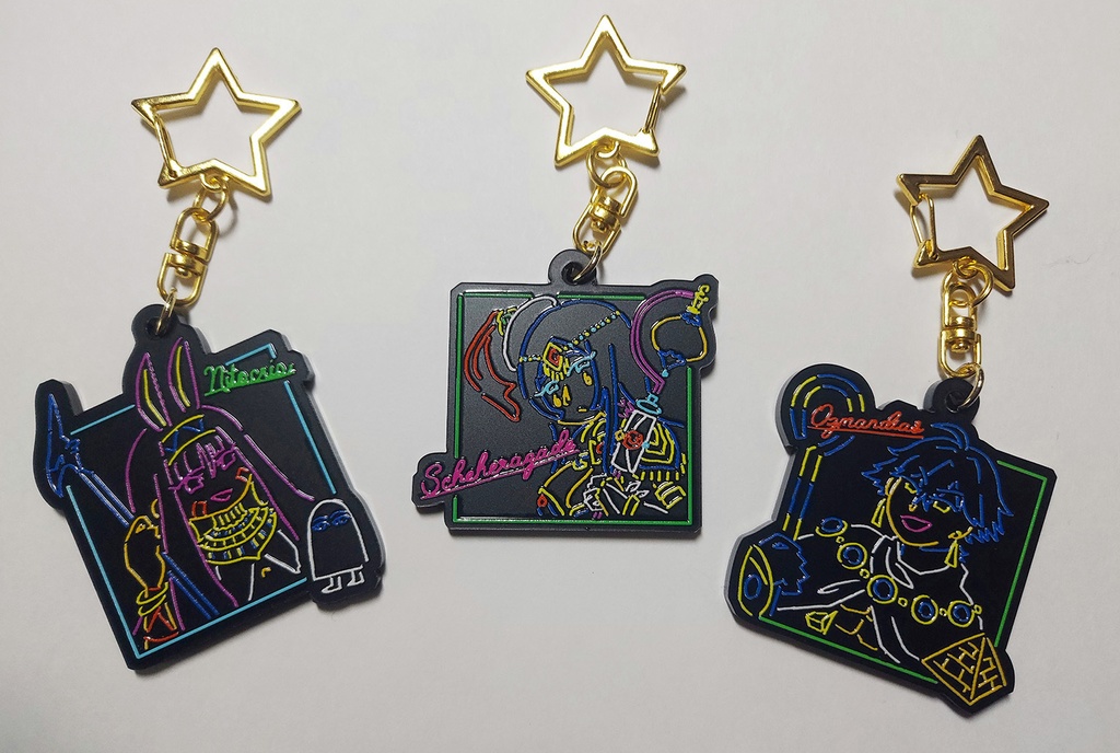 FGOネオン風アクキー