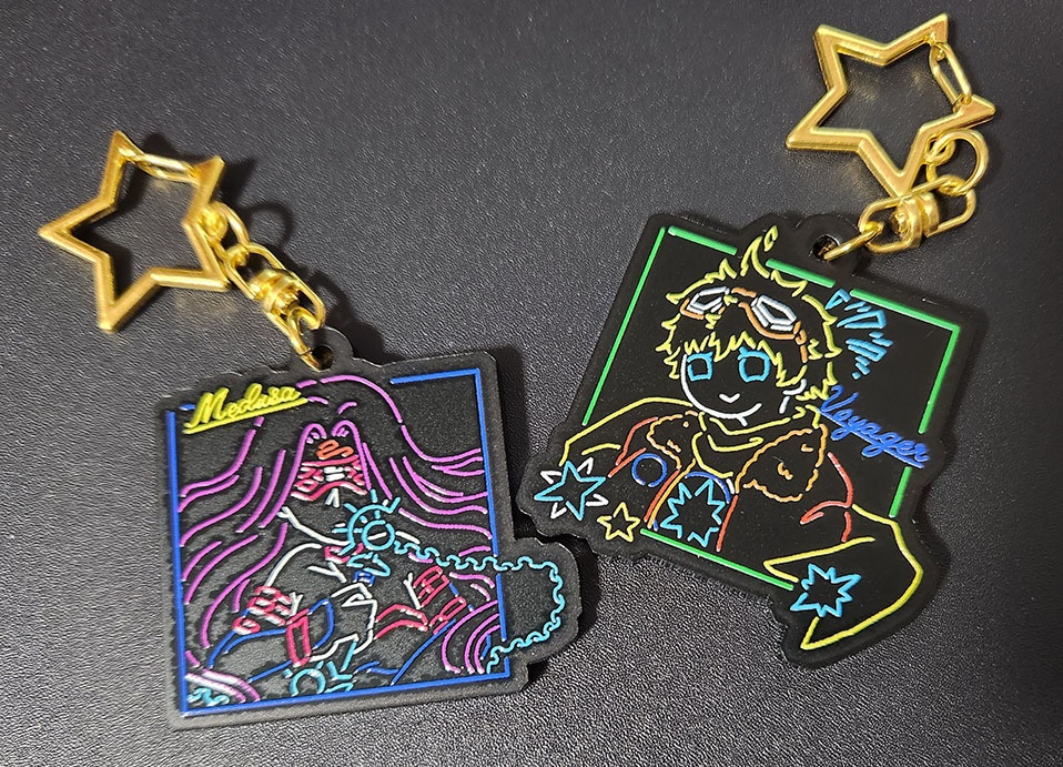 FGOネオン風アクキー6