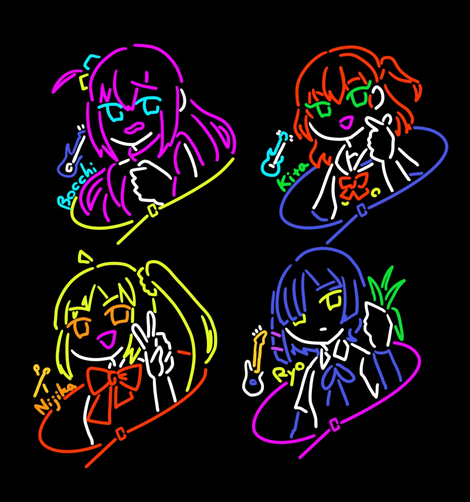 結束バンドネオン風アクキー