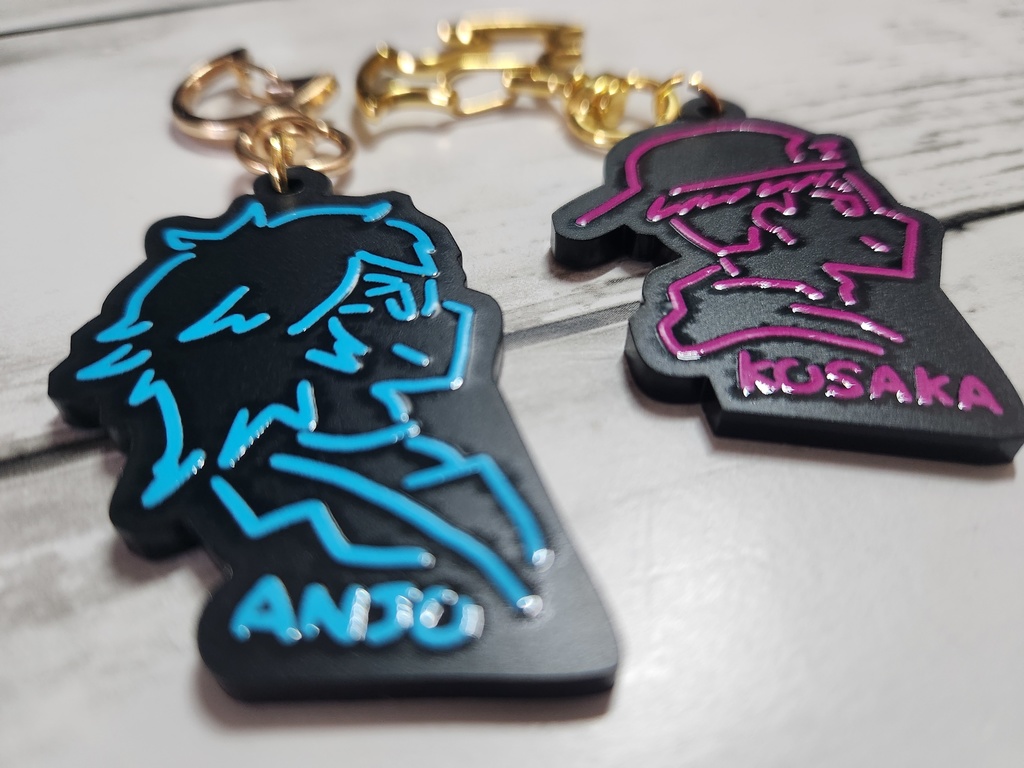 MZMネオンアクキー