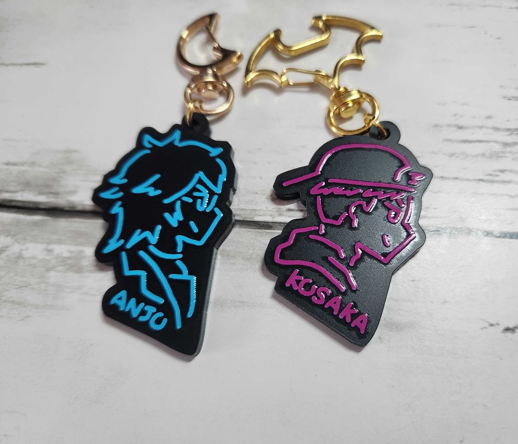 MZMネオンアクキー