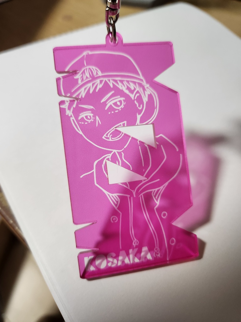 MZMロゴアクリルキーホルダー