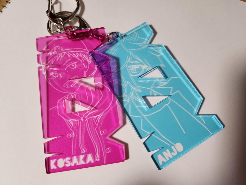 MZMロゴアクリルキーホルダー