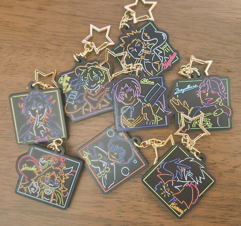 FGOネオン風アクキー10