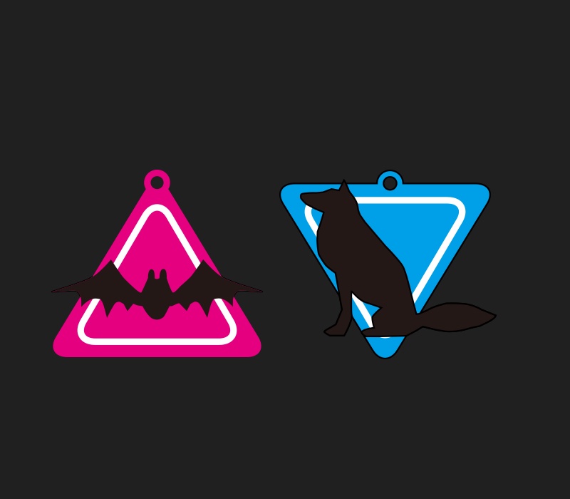 MZMアニマルアクキー