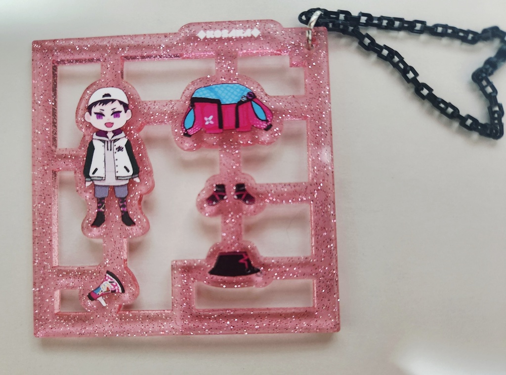 プラモ風アクキー