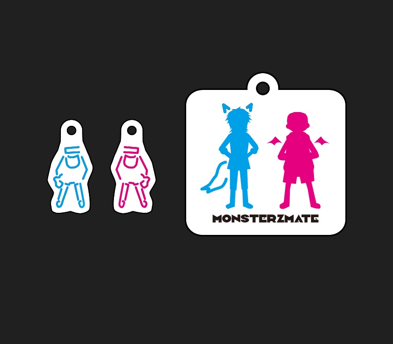 MZM3連アクリルキーホルダー