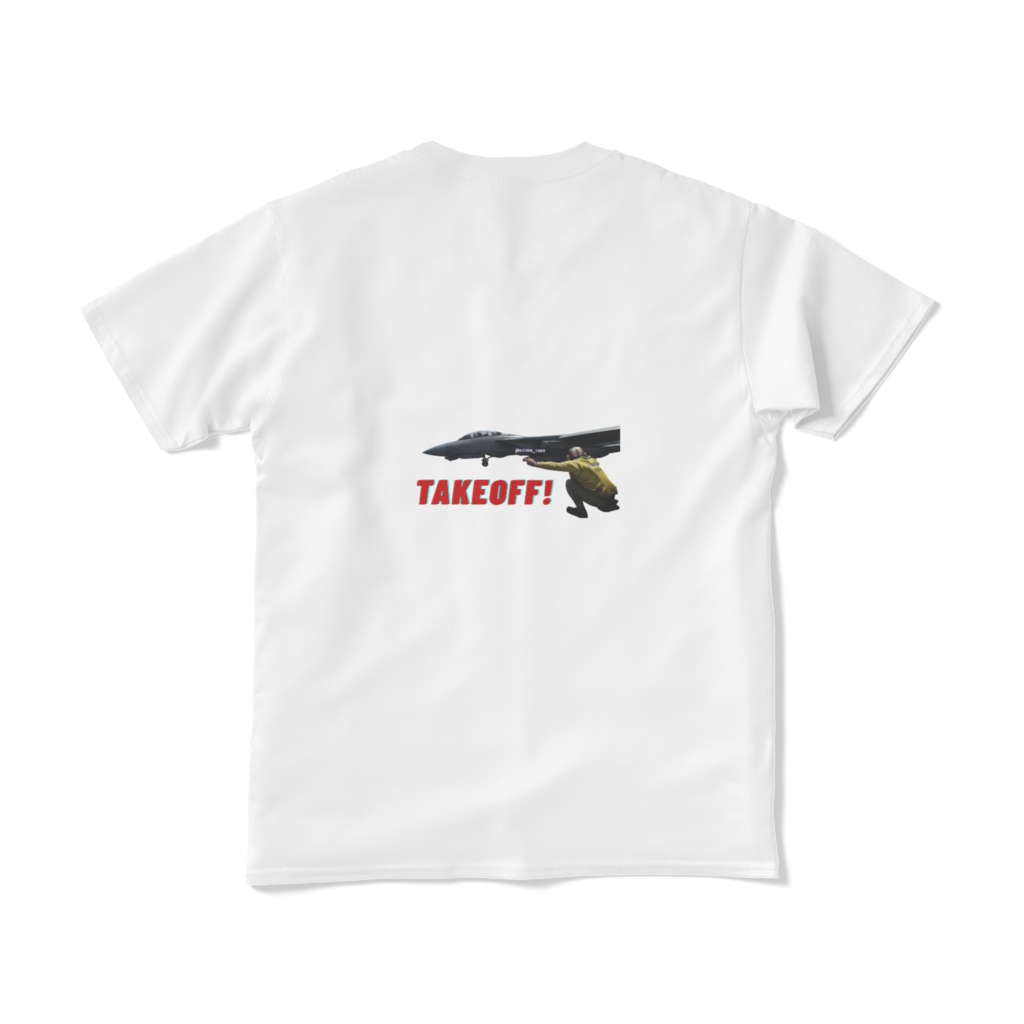Back side printed Tshirt (TAKEOFF! )