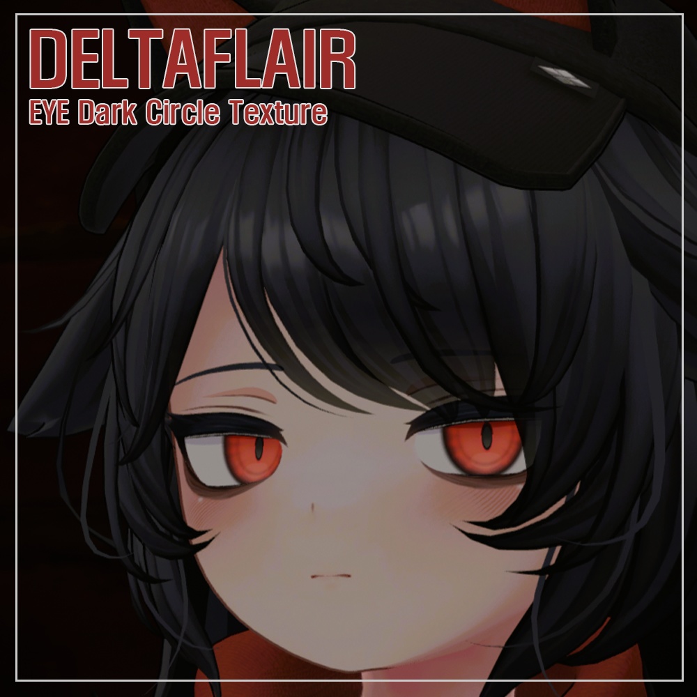 【﻿デルタフレア対応】DELTAFLAIR eye dark circle texture