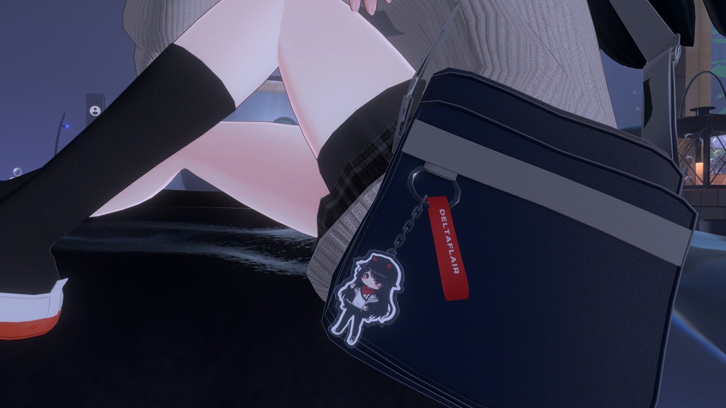 DELTAFLAIR Acrylic keychain