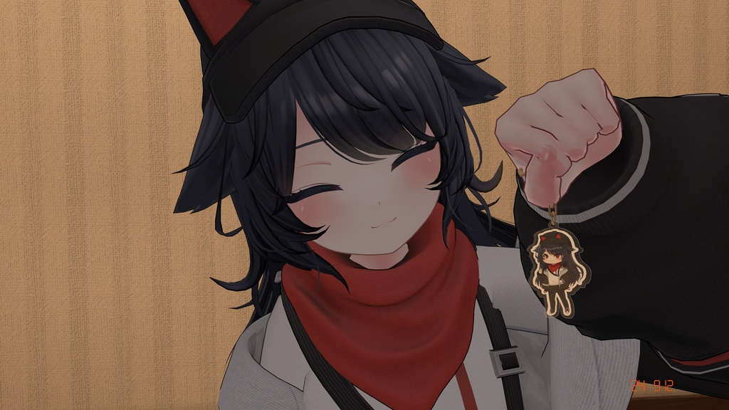 DELTAFLAIR Acrylic keychain