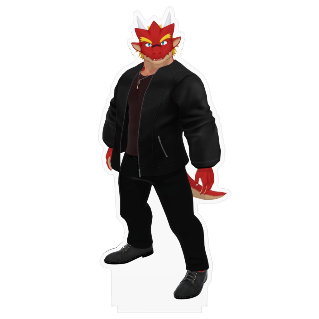 焔之ユウマアクリルフィギュア(レザージャケット)