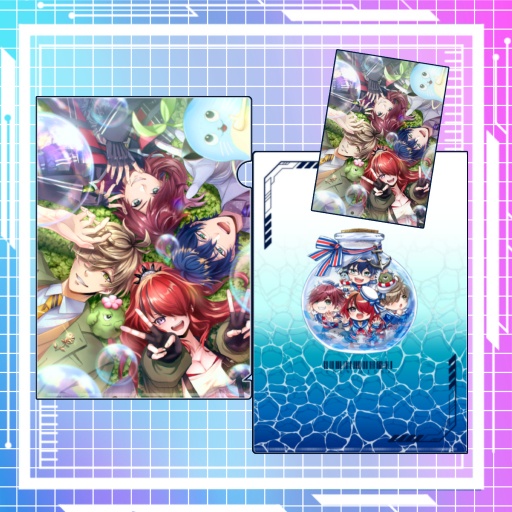 エデン組A4クリアファイル+ポスカセット