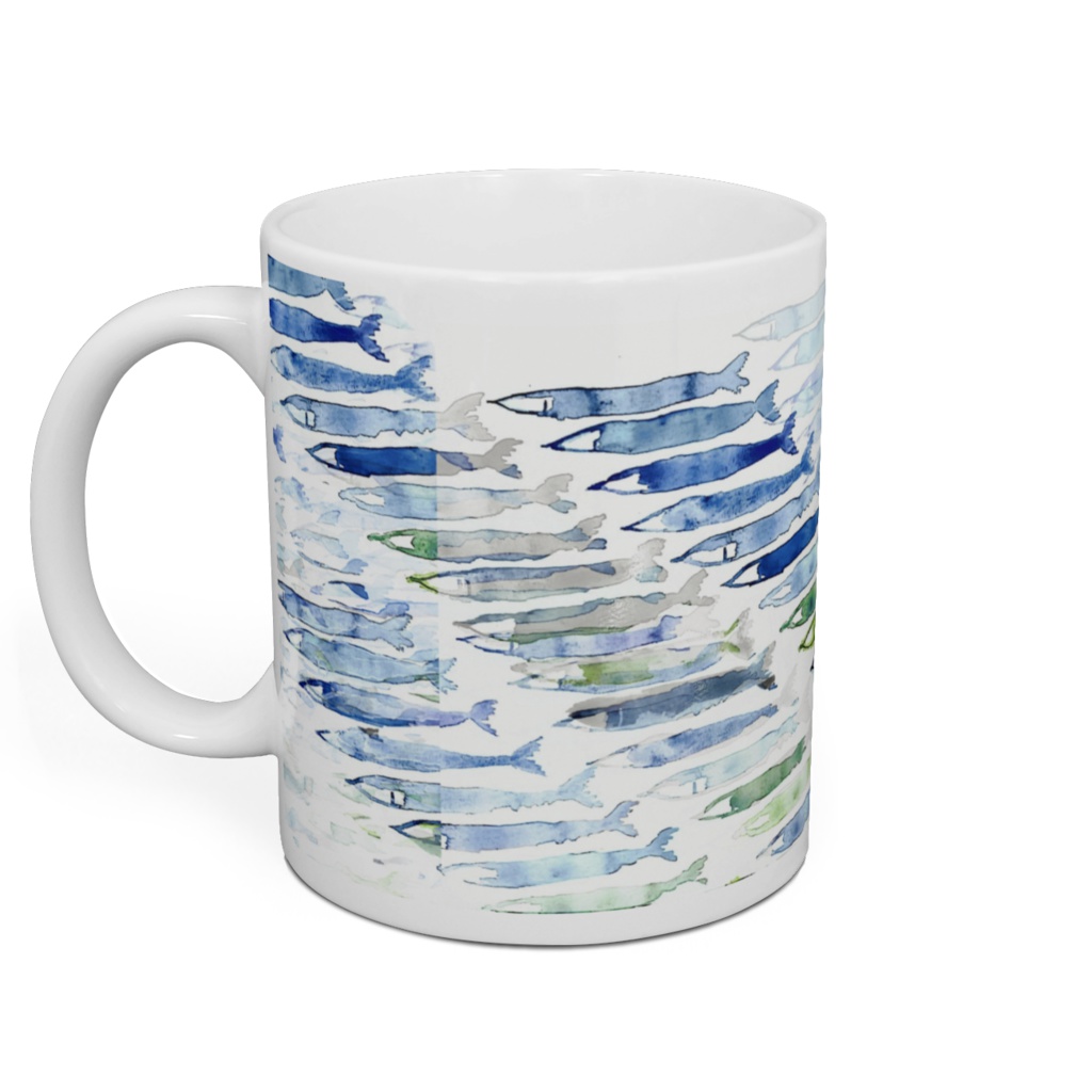 ハシナガサンマ マグカップ