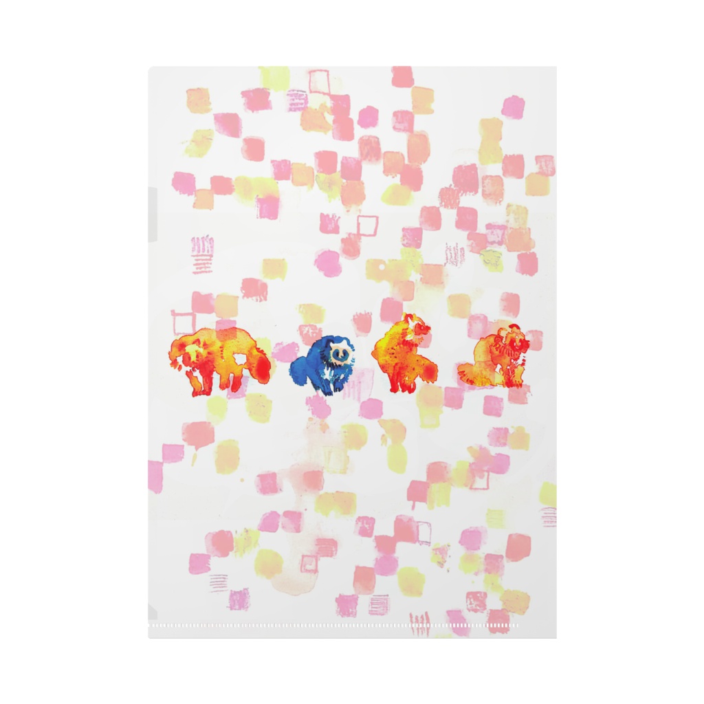 ぽん クリアファイル