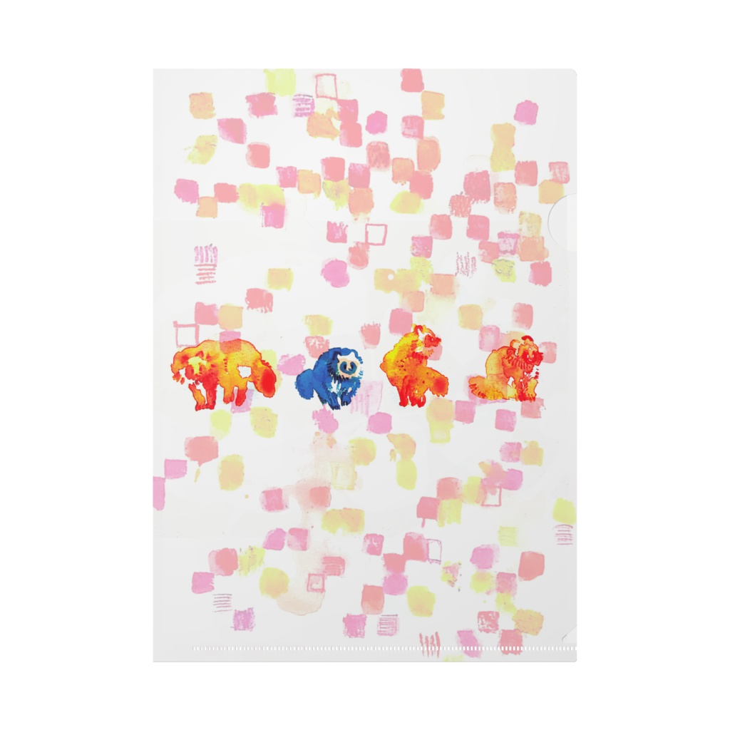 ぽん クリアファイル