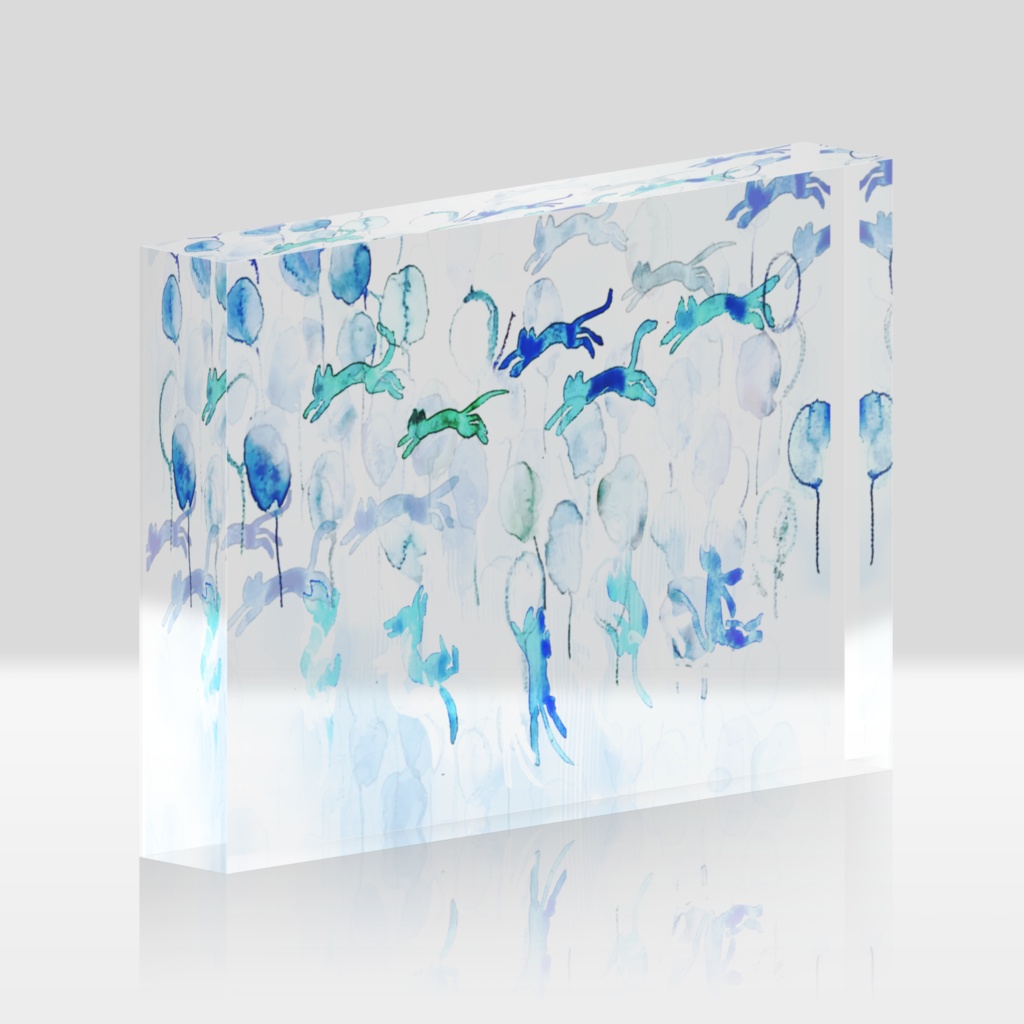 空中散歩 アクリルブロック