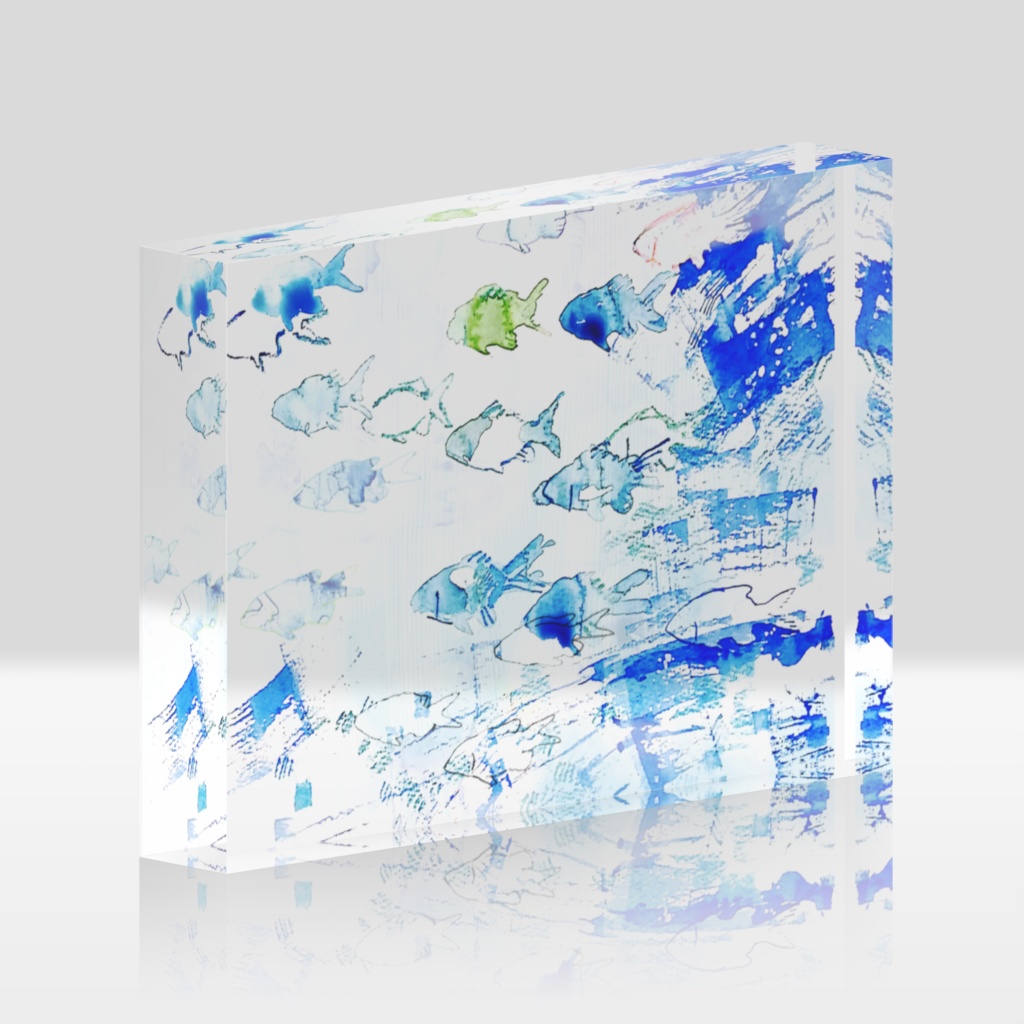 デバスズメダイ アクリルブロック