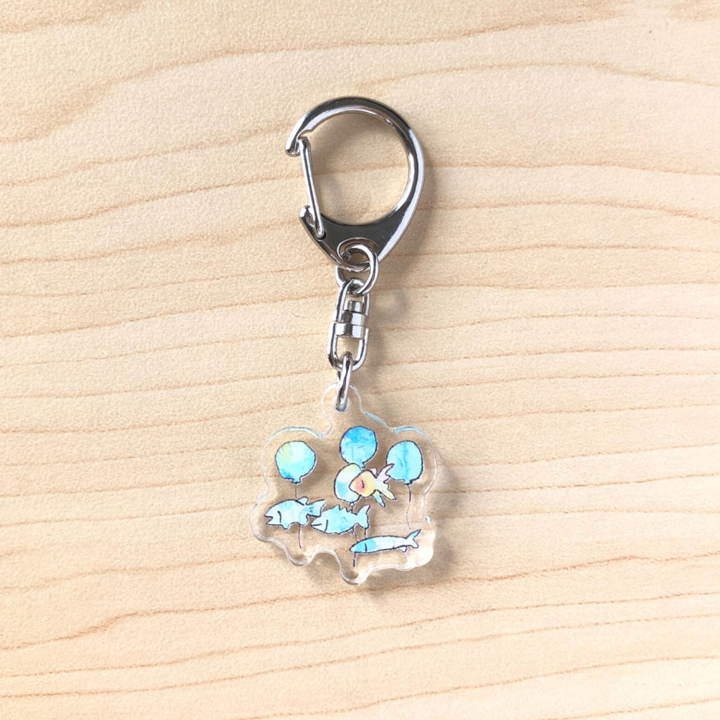 ぷか アクリルキーホルダー