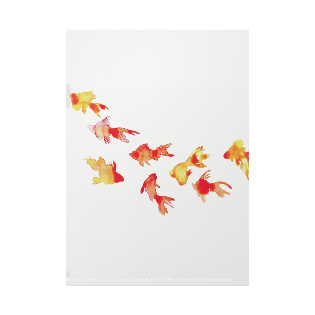 金魚 クリアファイル