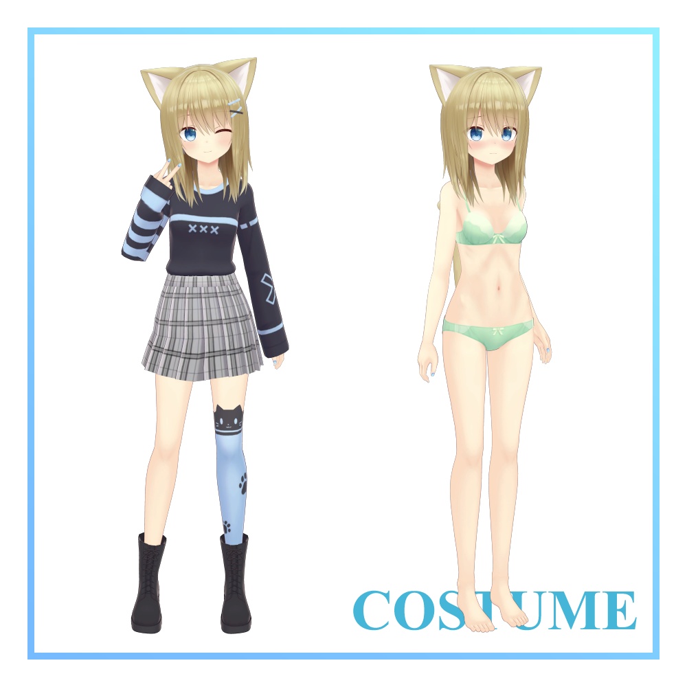 【オリジナル3Dモデル】レモネ -Lemone-