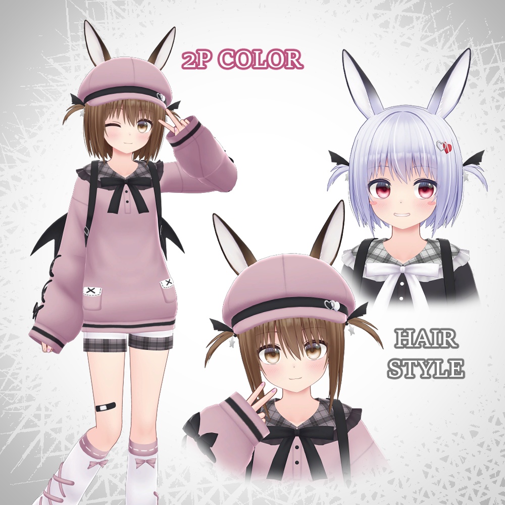 【オリジナル3Dモデル】プラミュ -Plumyu-