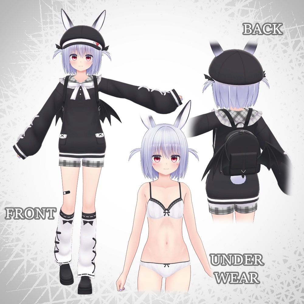 【オリジナル3Dモデル】プラミュ -Plumyu-