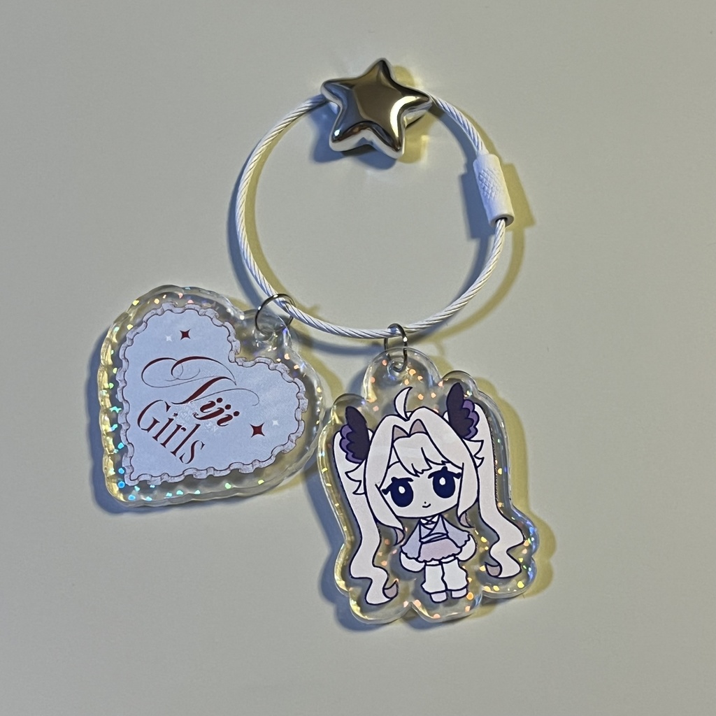 【非公式】ENガールズ ワイヤーリングアクリルキーホルダー