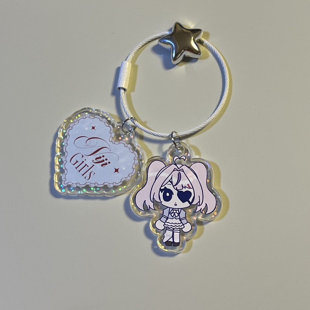 【非公式】ENガールズ ワイヤーリングアクリルキーホルダー