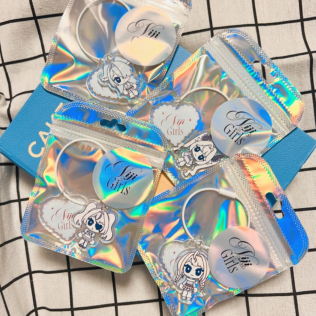 【非公式】ENガールズ ワイヤーリングアクリルキーホルダー