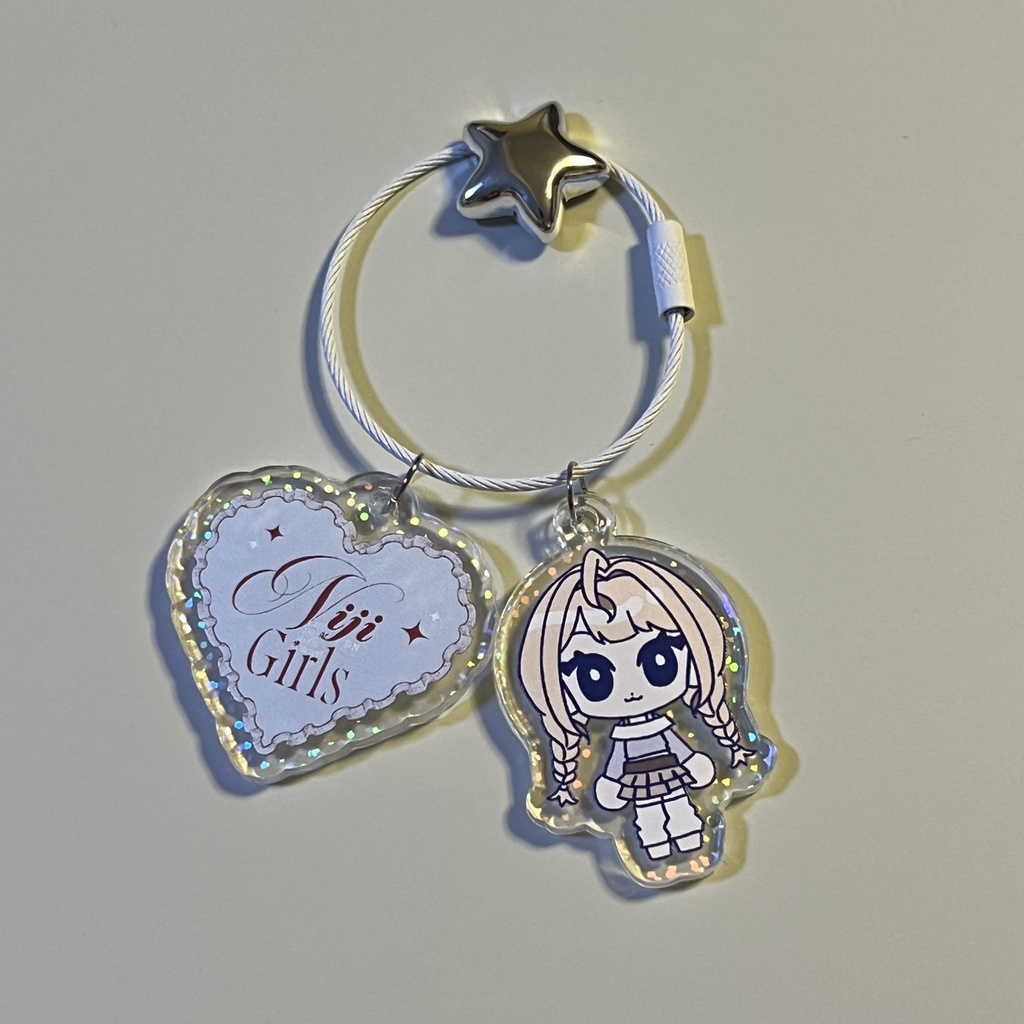 【非公式】ENガールズ ワイヤーリングアクリルキーホルダー