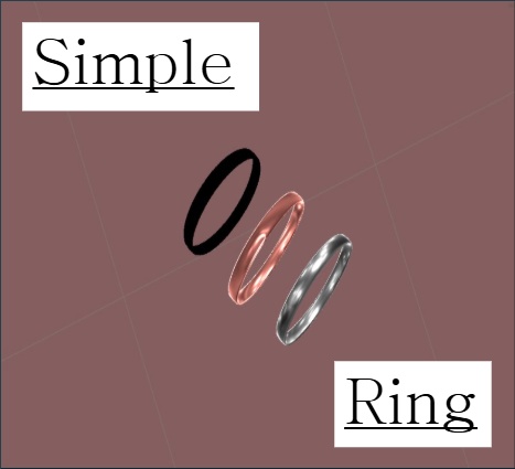 【ショップ開設記念!FREE!】simplering【無料】