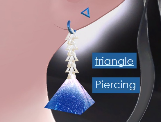 【sio】PB・MA対応△trianglepiercing△【揺れるピアス】