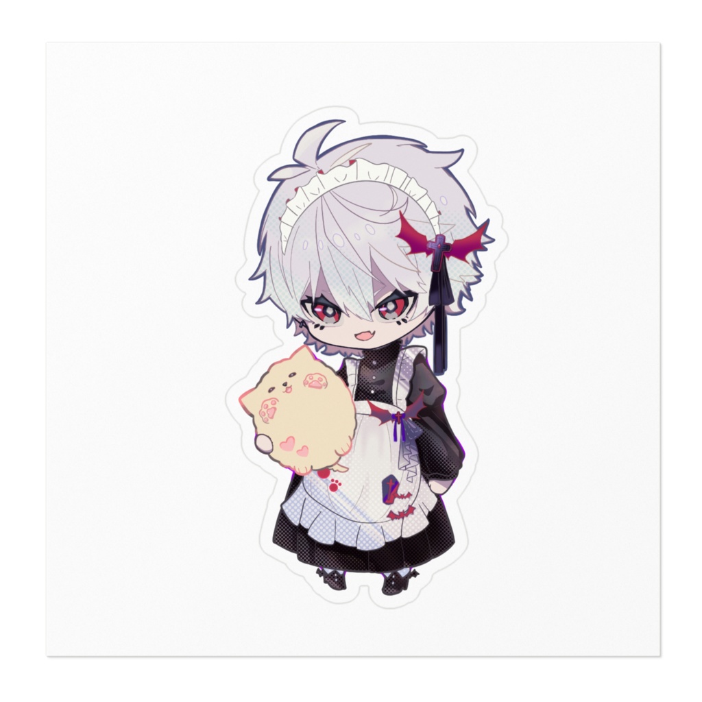 葛葉とポメラニアン ステッカー