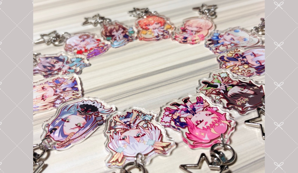 《ゴッドイーター》12星座モチーフキーホルダー (全12種)