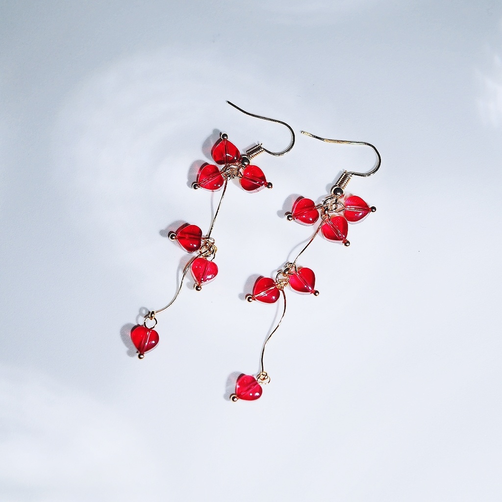 red heart pierce 【イヤリング変更可】