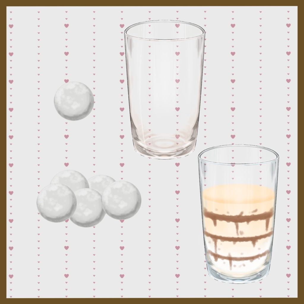 【商用可】飲み物イラストセット