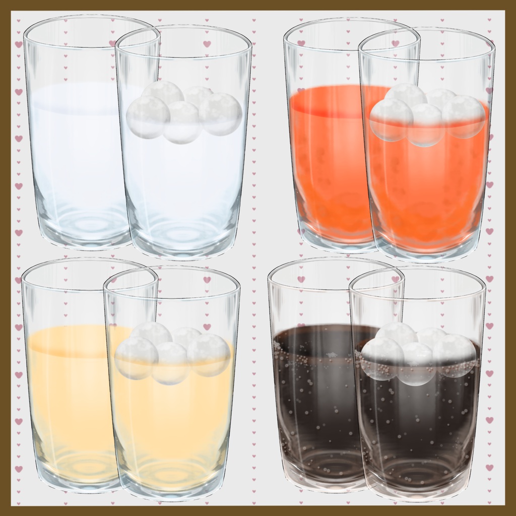 【商用可】飲み物イラストセット