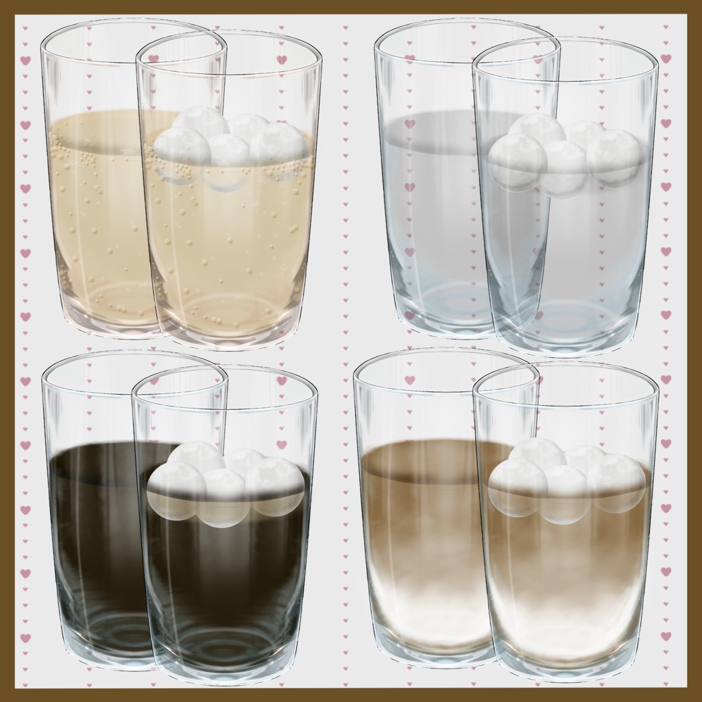 【商用可】飲み物イラストセット