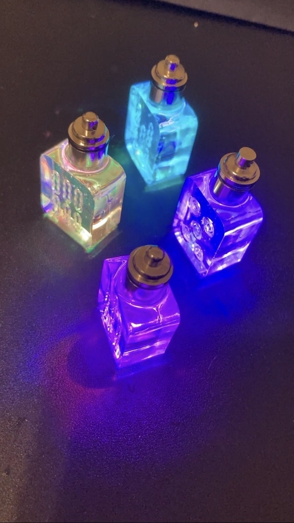 光る!麻雀牌キーホルダー(索子・ガンメタ)