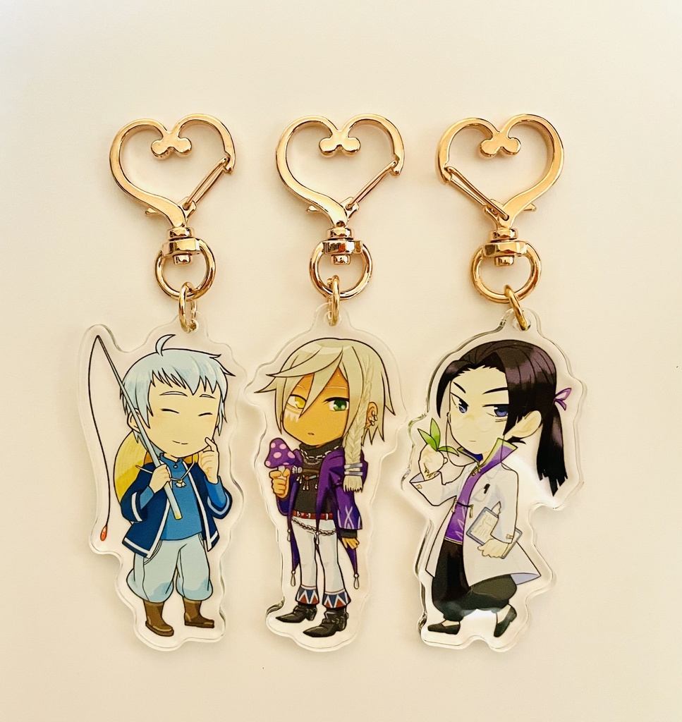 わくアニ&みつさとアクリルキーホルダー