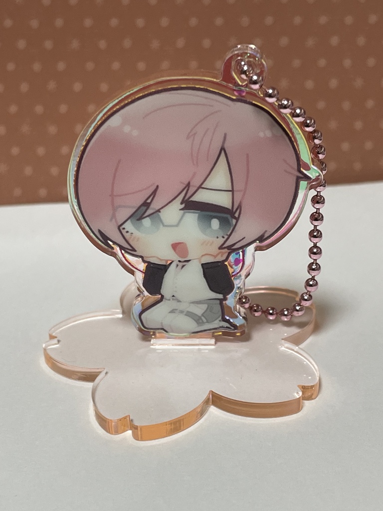 おすわり亀甲アクリルスタンド・アクリルキーホルダー