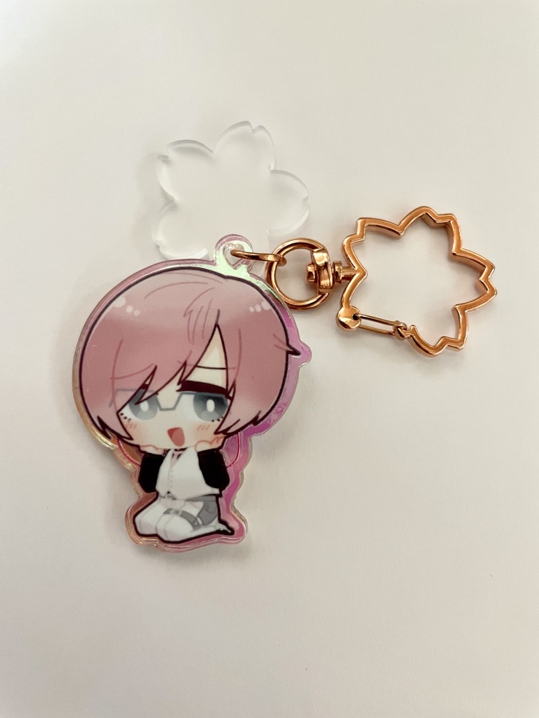 おすわり亀甲アクリルスタンド・アクリルキーホルダー