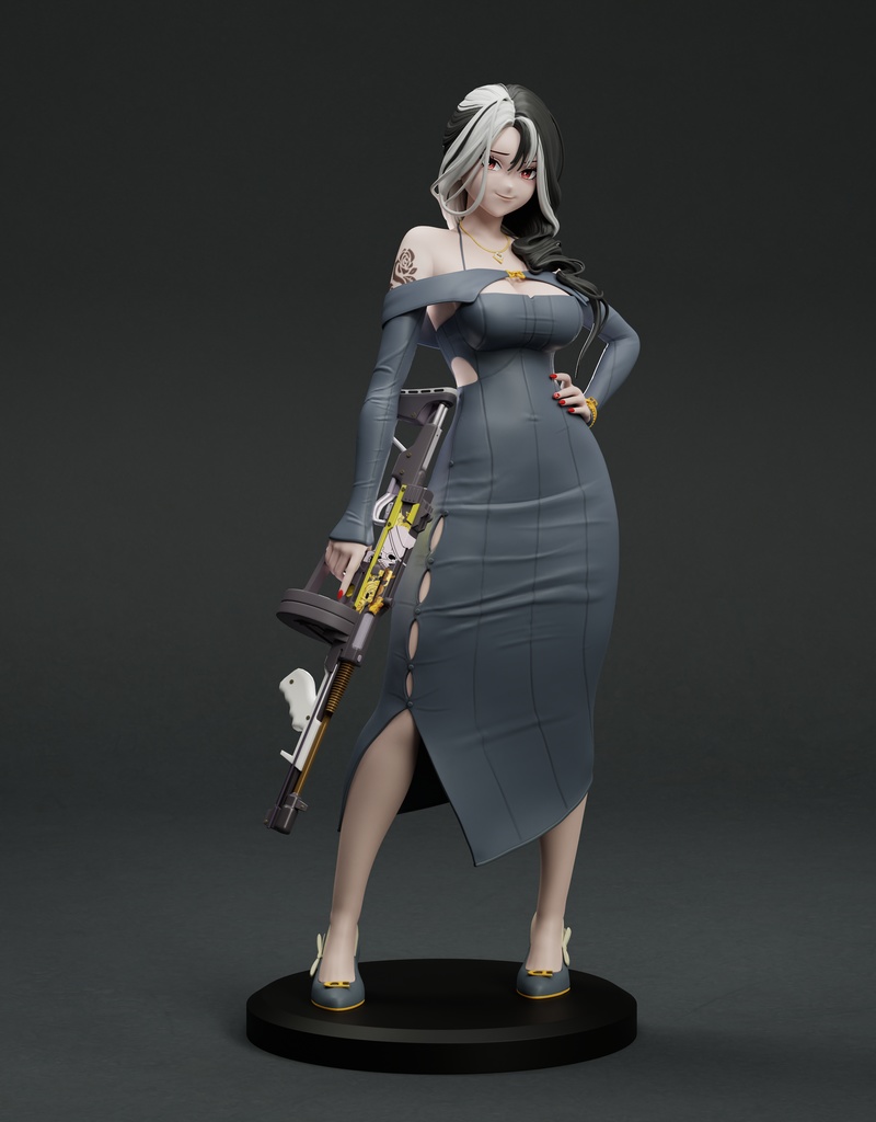 勝利の女神 : NIKKE ロザンナ(ミス・デンジャラスバージョン)ガレージキット