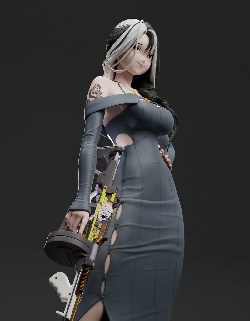 勝利の女神 : NIKKE ロザンナ(ミス・デンジャラスバージョン)ガレージキット