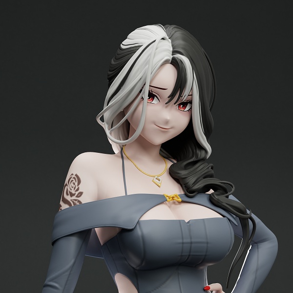 勝利の女神 : NIKKE ロザンナ（ミス・デンジャラスバージョン）ガレージキット