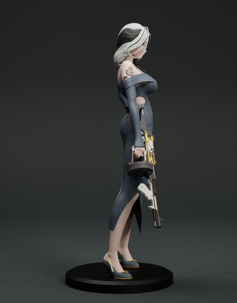 勝利の女神:NIKKE ロザンナ(ミス・デンジャラス Ver.)ガレージキット【自家発送版