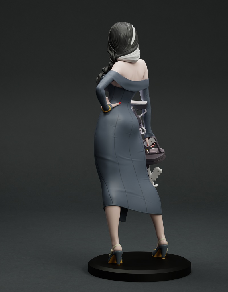 勝利の女神:NIKKE ロザンナ(ミス・デンジャラス Ver.)ガレージキット【自家発送版