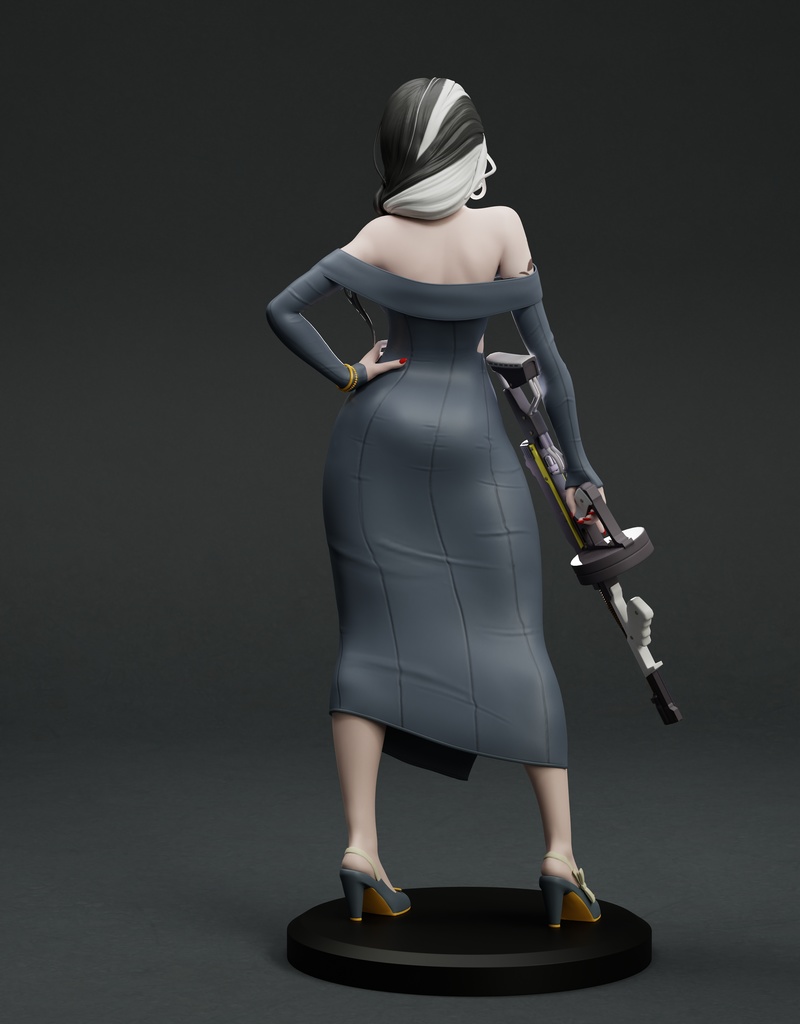 勝利の女神:NIKKE ロザンナ(ミス・デンジャラス Ver.)ガレージキット【自家発送版