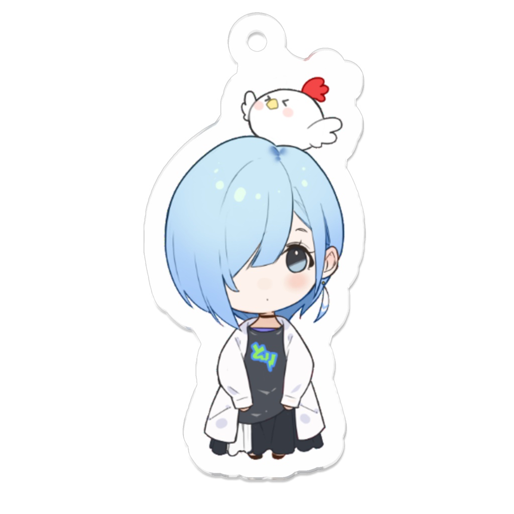 とりにくアクリルキーホルダー